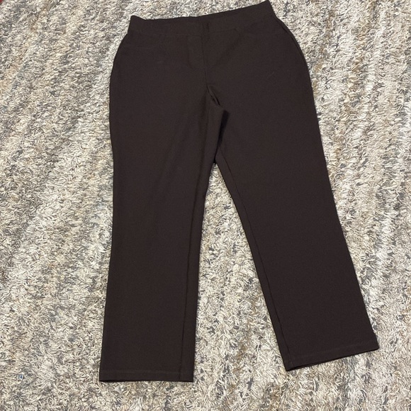 Susan Graver Ponte knit straight leg pull on pants size MP lot/5 A297711 - Picture 5 of 14